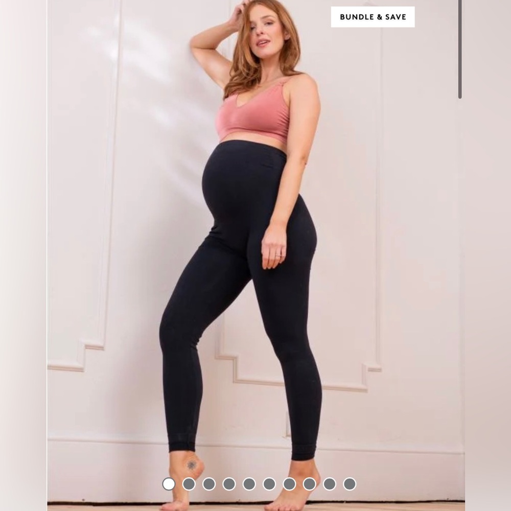 Seraphine Over Bump Maternity Leggings Sz S